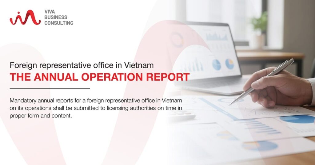 Annual Operation Reports For Foreign Representative Offices