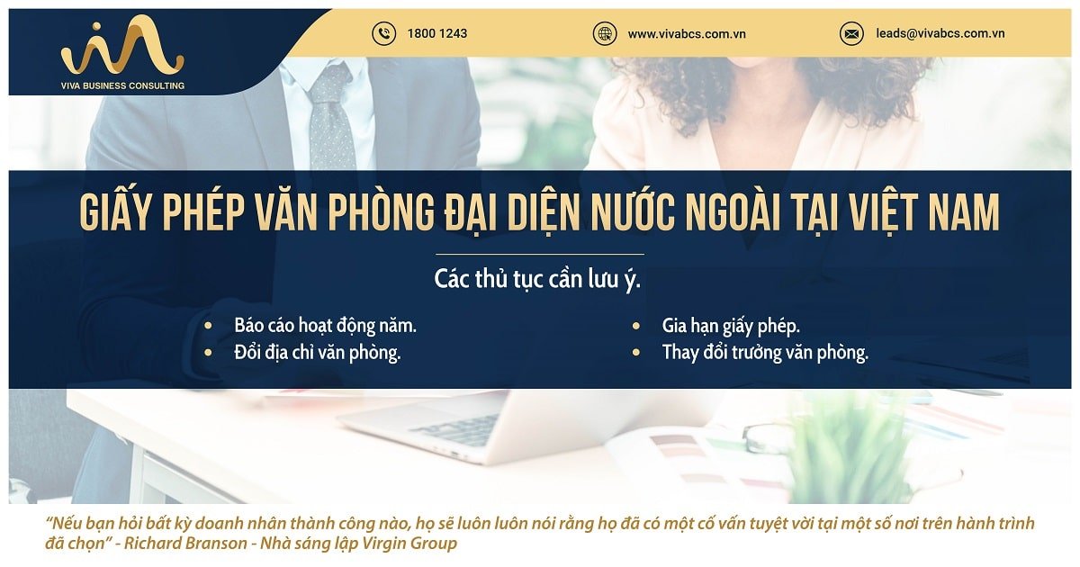 Giấy phép văn phòng đại diện nước ngoài tại Việt Nam