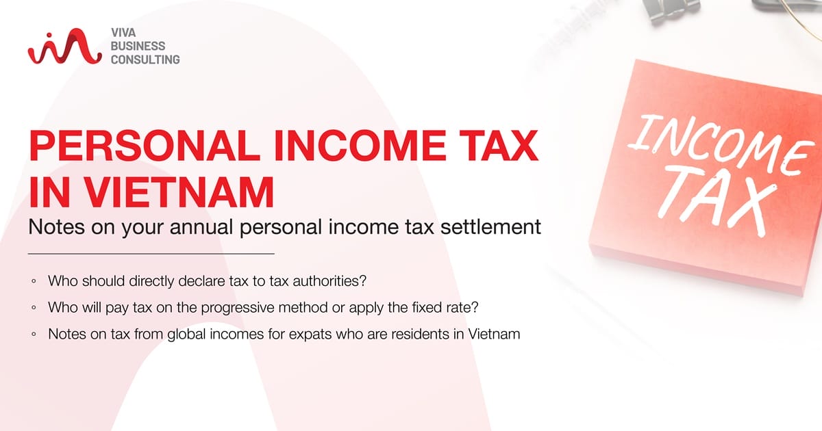 Notes on your annual personal income tax settlement