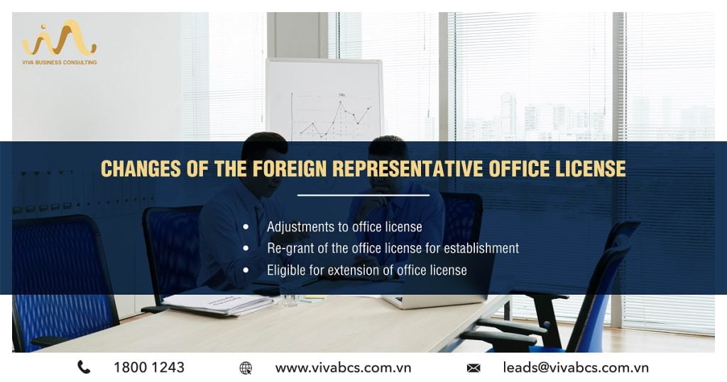 Foreign representative office lisence changes 2023