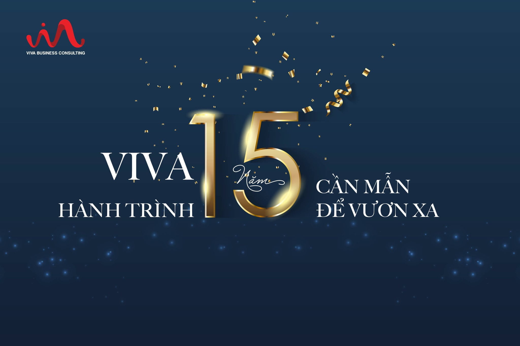 15 năm thành lập VIVA banner