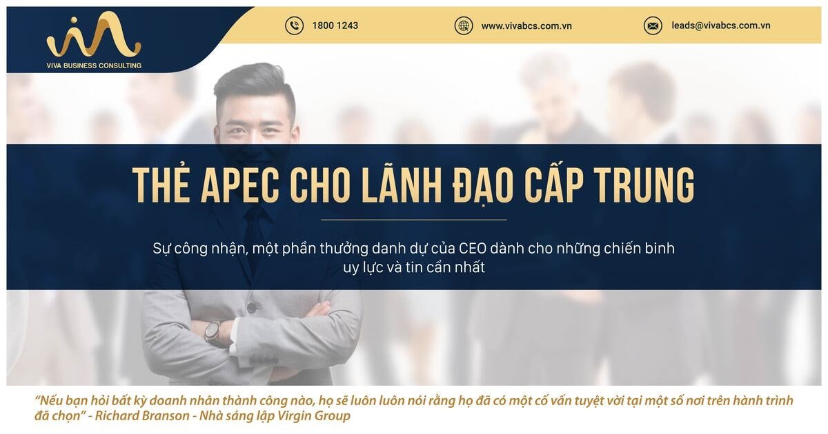 Thẻ APEC cho lãnh đạo cấp trung