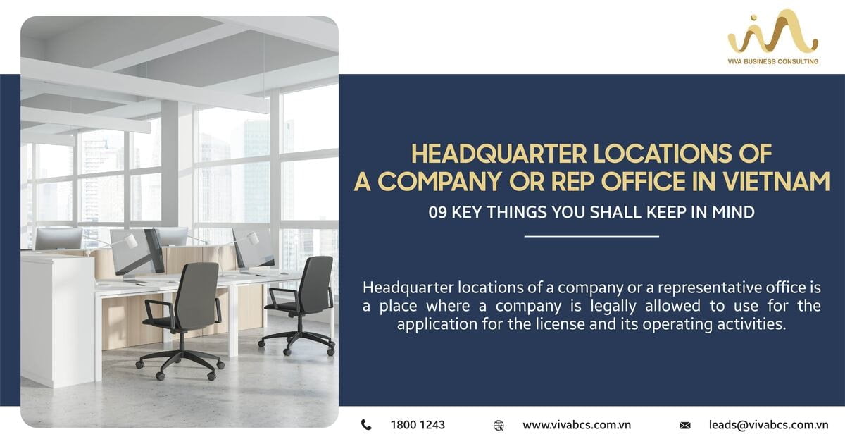 Headquarter locations of a company in Vietnam