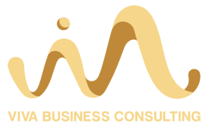 Logo VIVA Business Consulting yellow no background