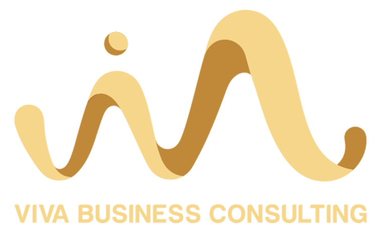 Logo VIVA Business Consulting yellow no background