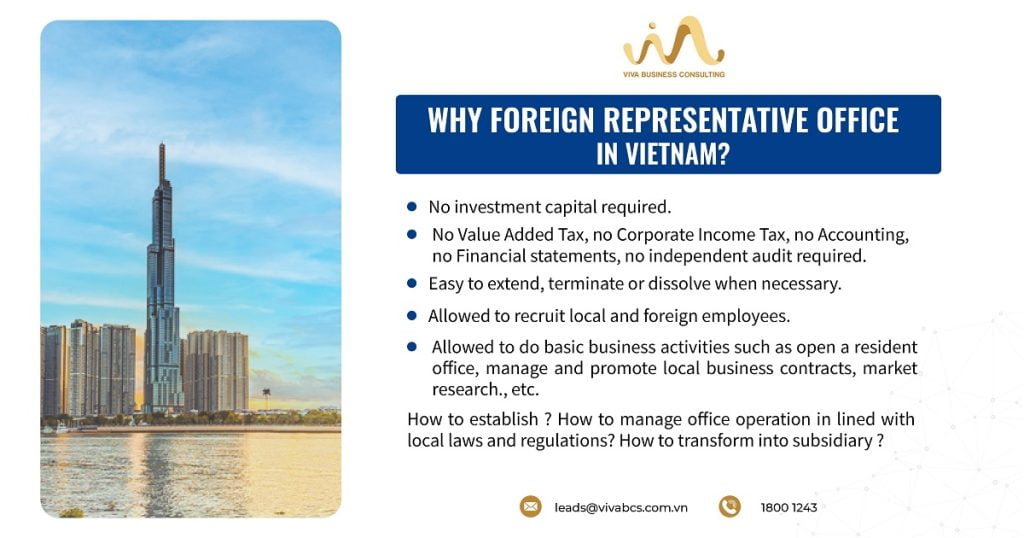 Why foreign representative office in Vietnam?