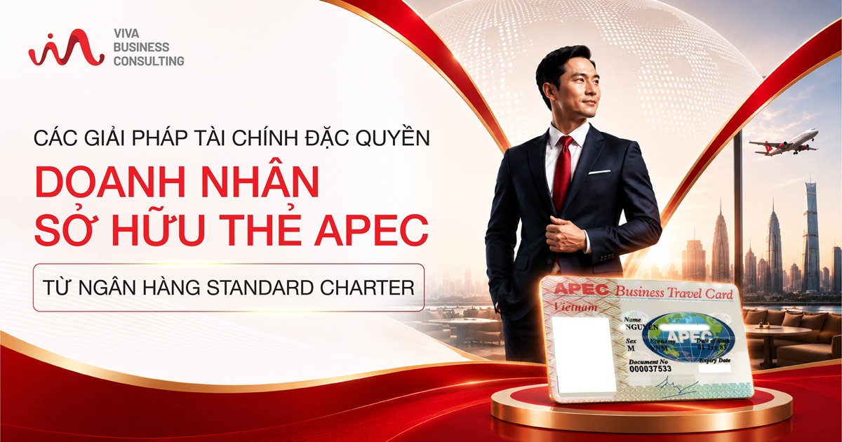 Dịch vụ tài chính đặc quyền cho doanh nhân sở hữu thẻ APEC