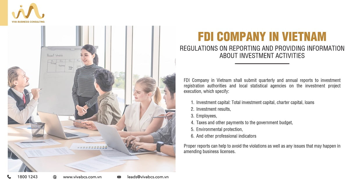 Annual reports for FDI company in Vietnam