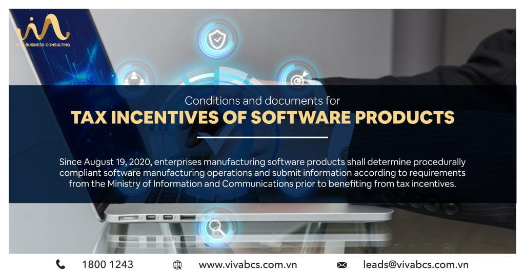 Tax incentives - determining process of software products