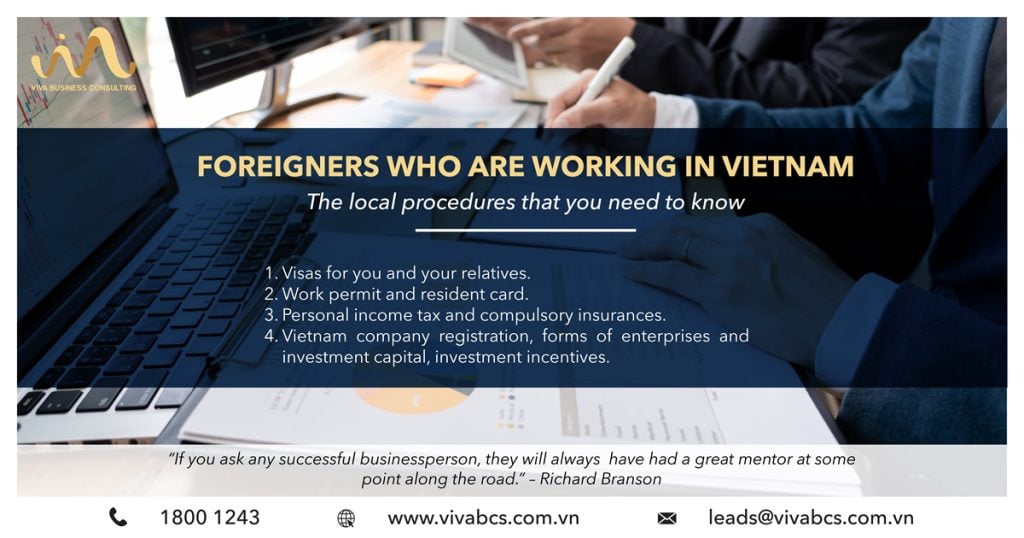 Foreigners working in Vietnam