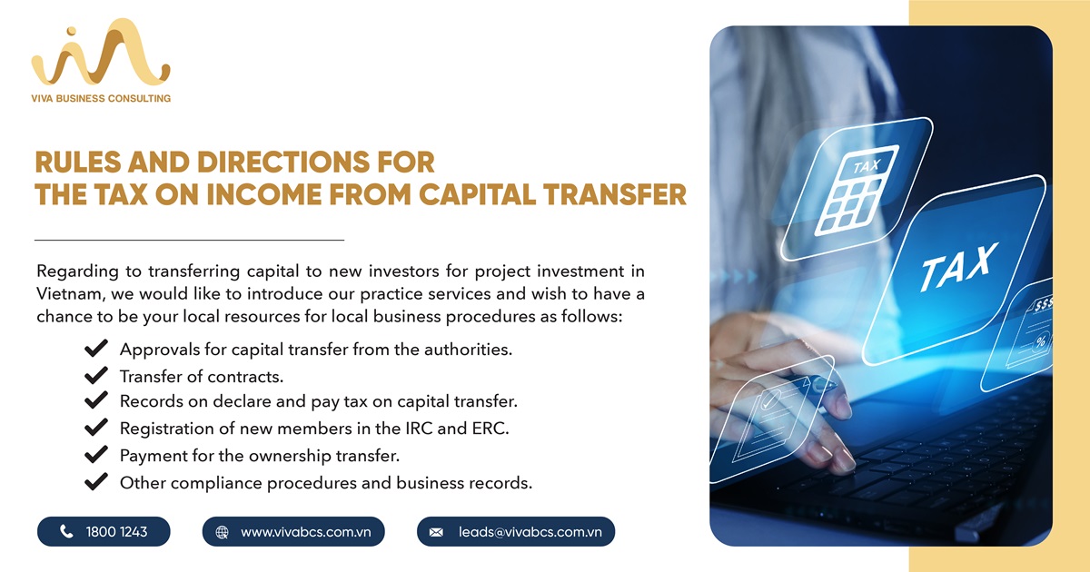 Rules and directions for the tax on income from capital transfer