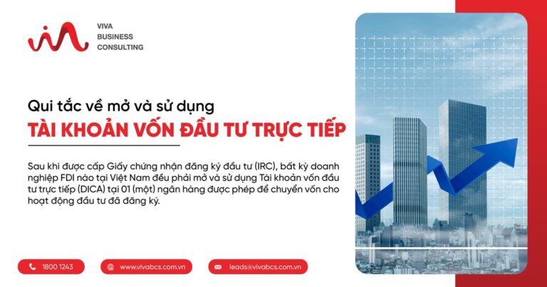 Tài khoản vốn đầu tư trực tiếp - Qui tắc mở và sử dụng