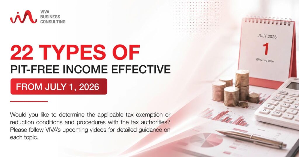22 Types Of PIT-Free Income Effective From July 1, 2026